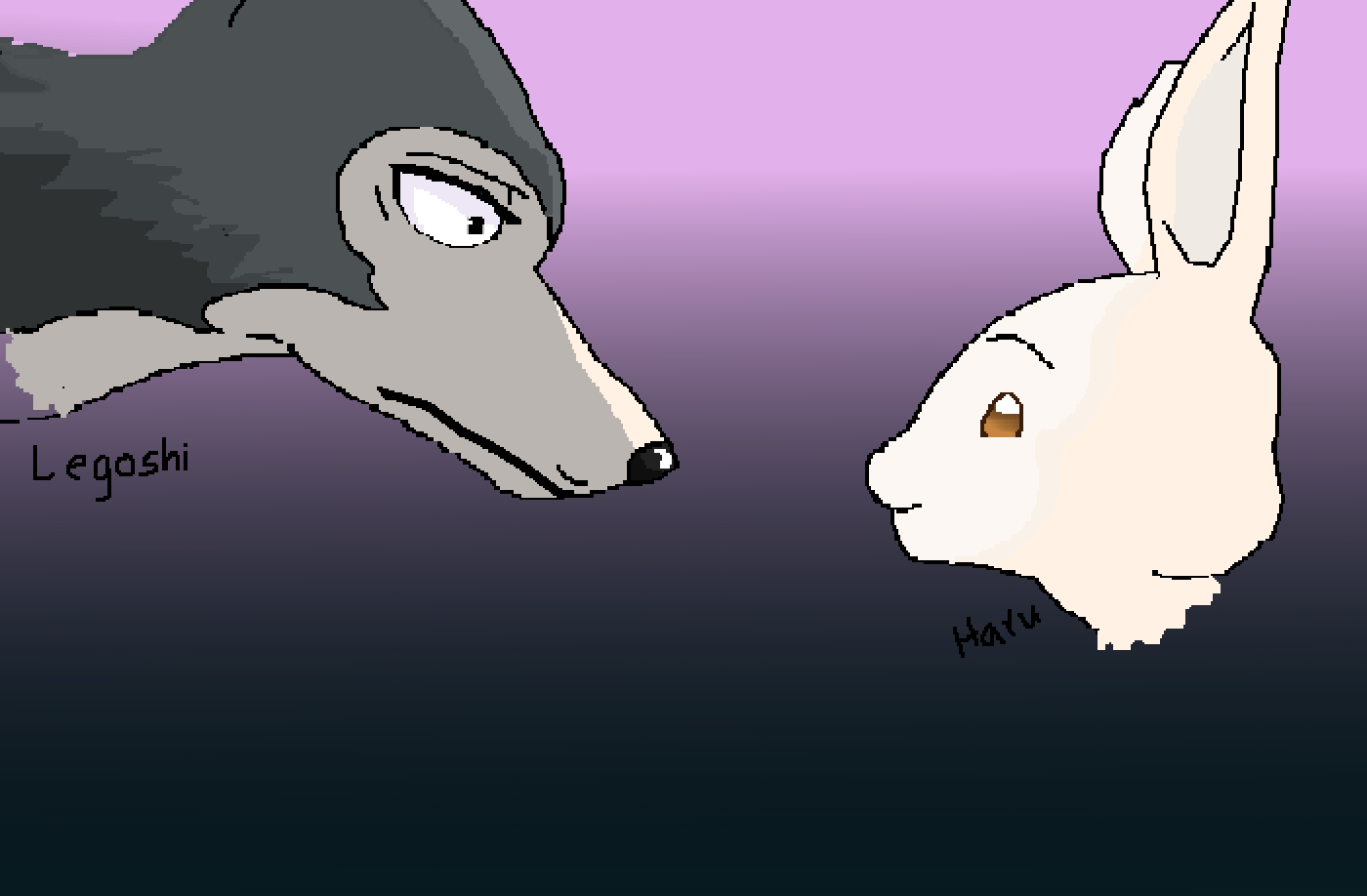 Pixilart Legoshi And Haru By Yours