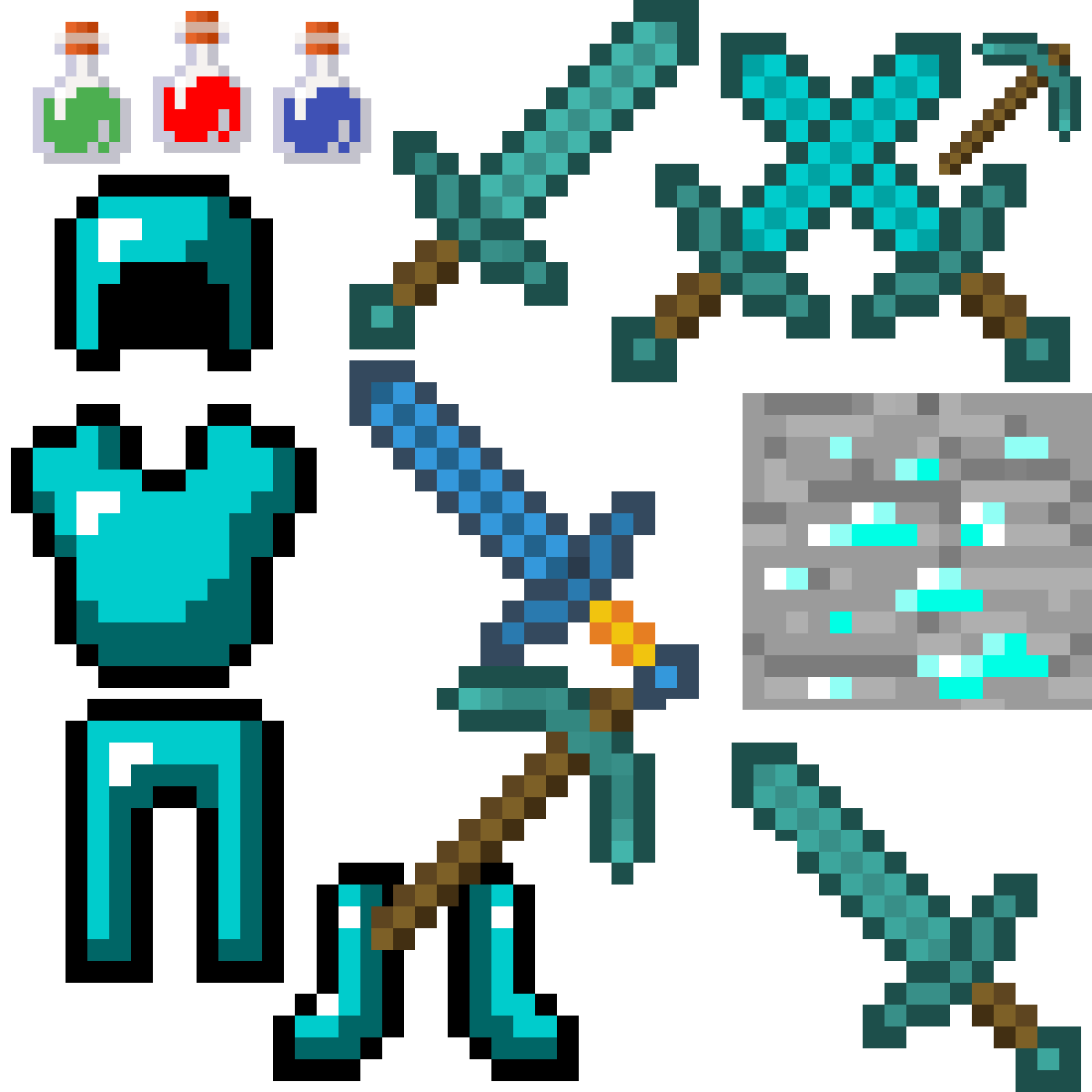 Axe Vs Sword Minecraft