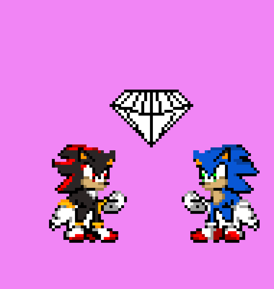 Pixilart - Super Emerald by Kitsune1264, image size:1140x1200