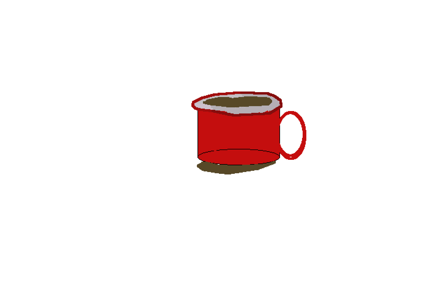 Pixilart Cup of joe by RandomDrawer124