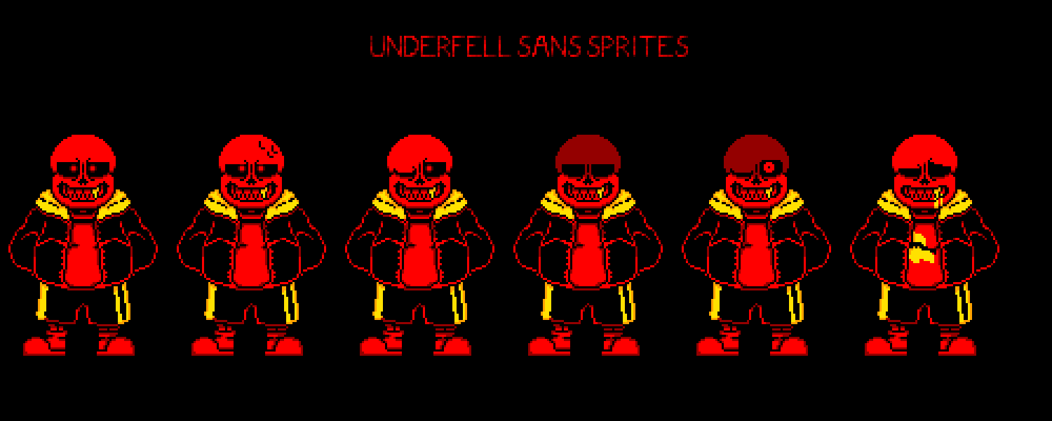 Pixilart Fell Sans Sprite By Kitsune