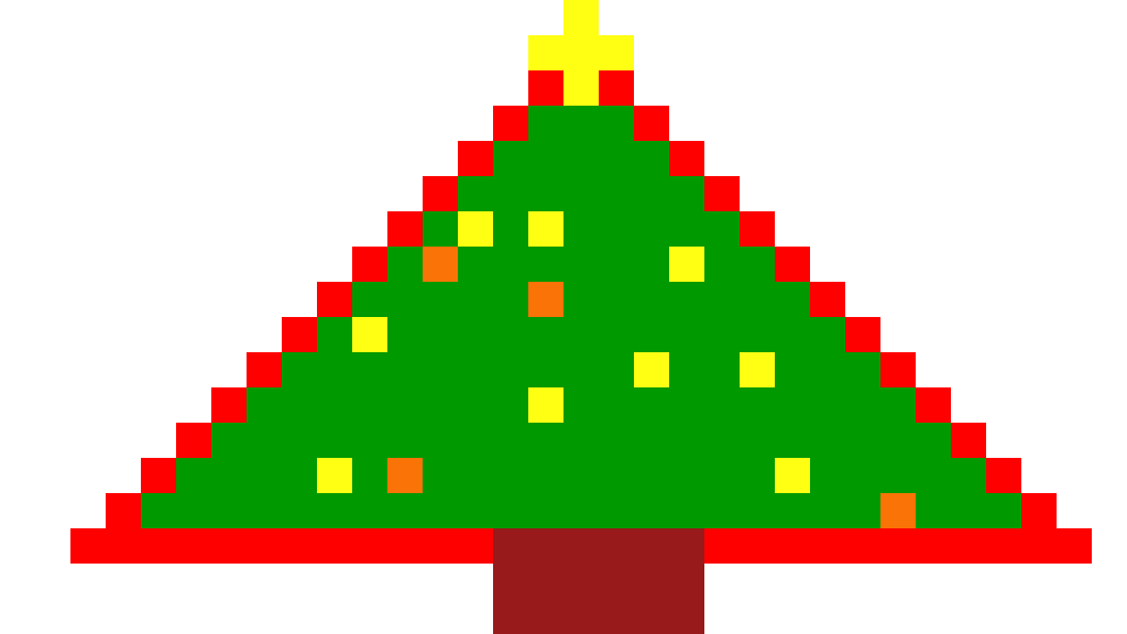 A Christmas Tree With Cross On Top A Christmas Tree With Cross On Top