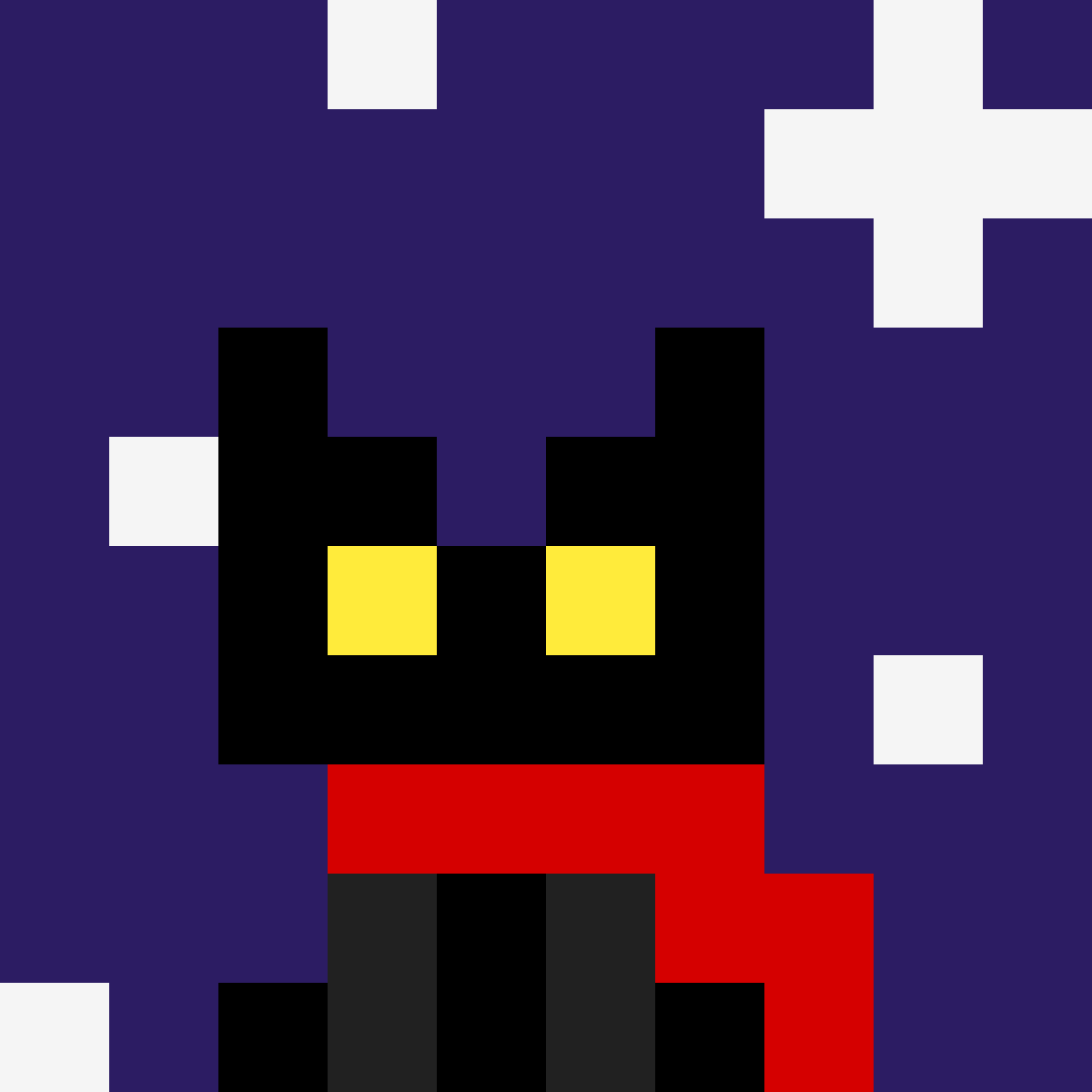 Pixilart Black Cat By GalaxyClaire