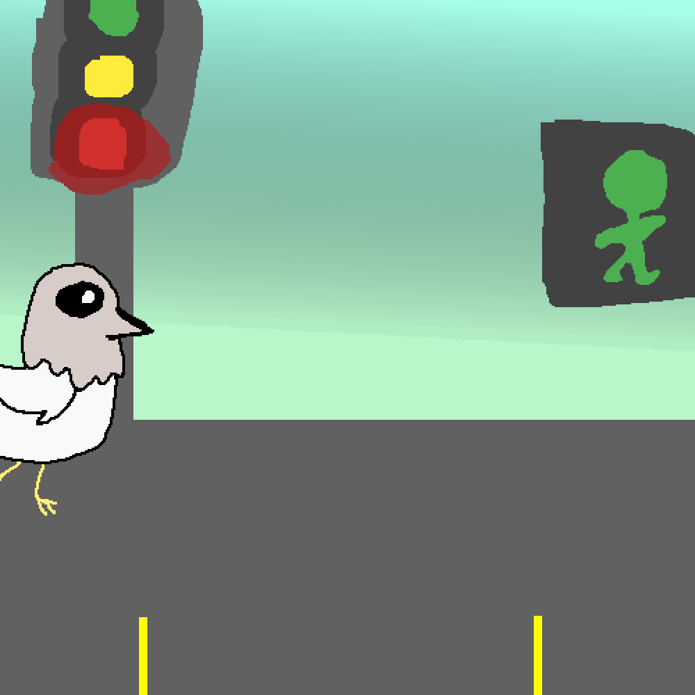 Pixilart Chicken Cross The Road By Gushymess Pixilart Chicken Cross The Road By Gushymess