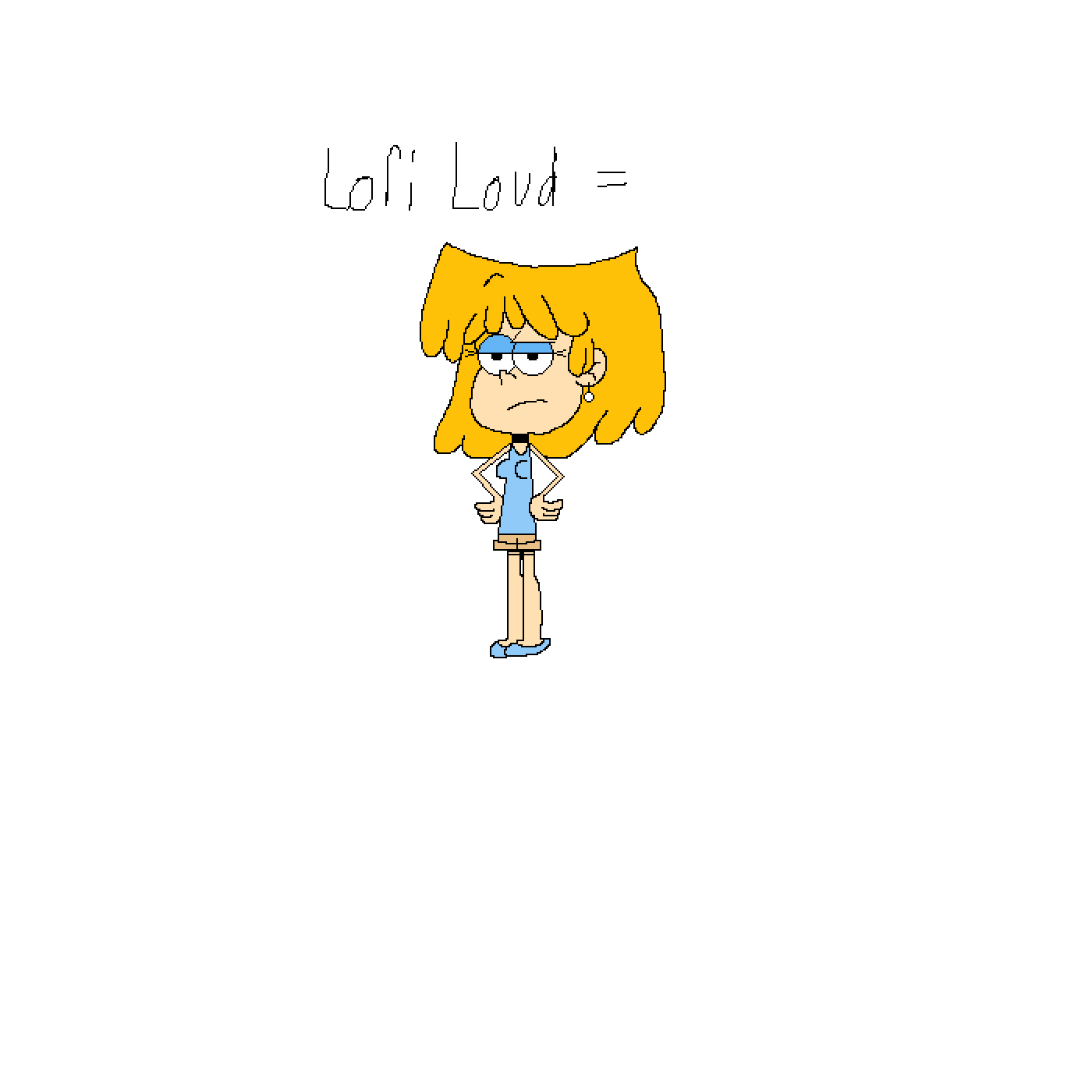 Pixilart lori loud as screenslaver by thecircusboy