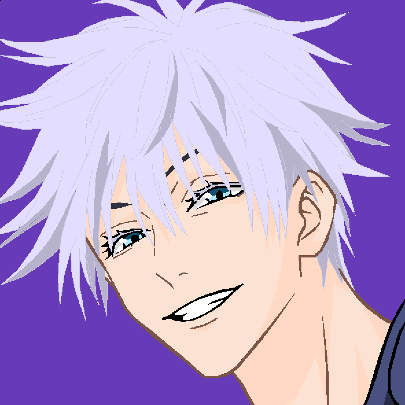 Pixilart - Gojo Satoru by crysinpain