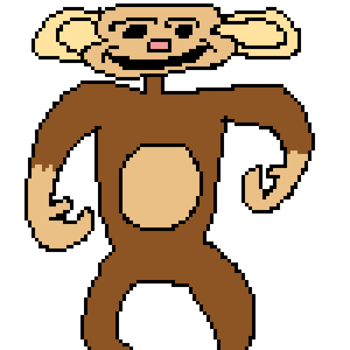 Pixilart donkey kong frozen ape by IMVCK