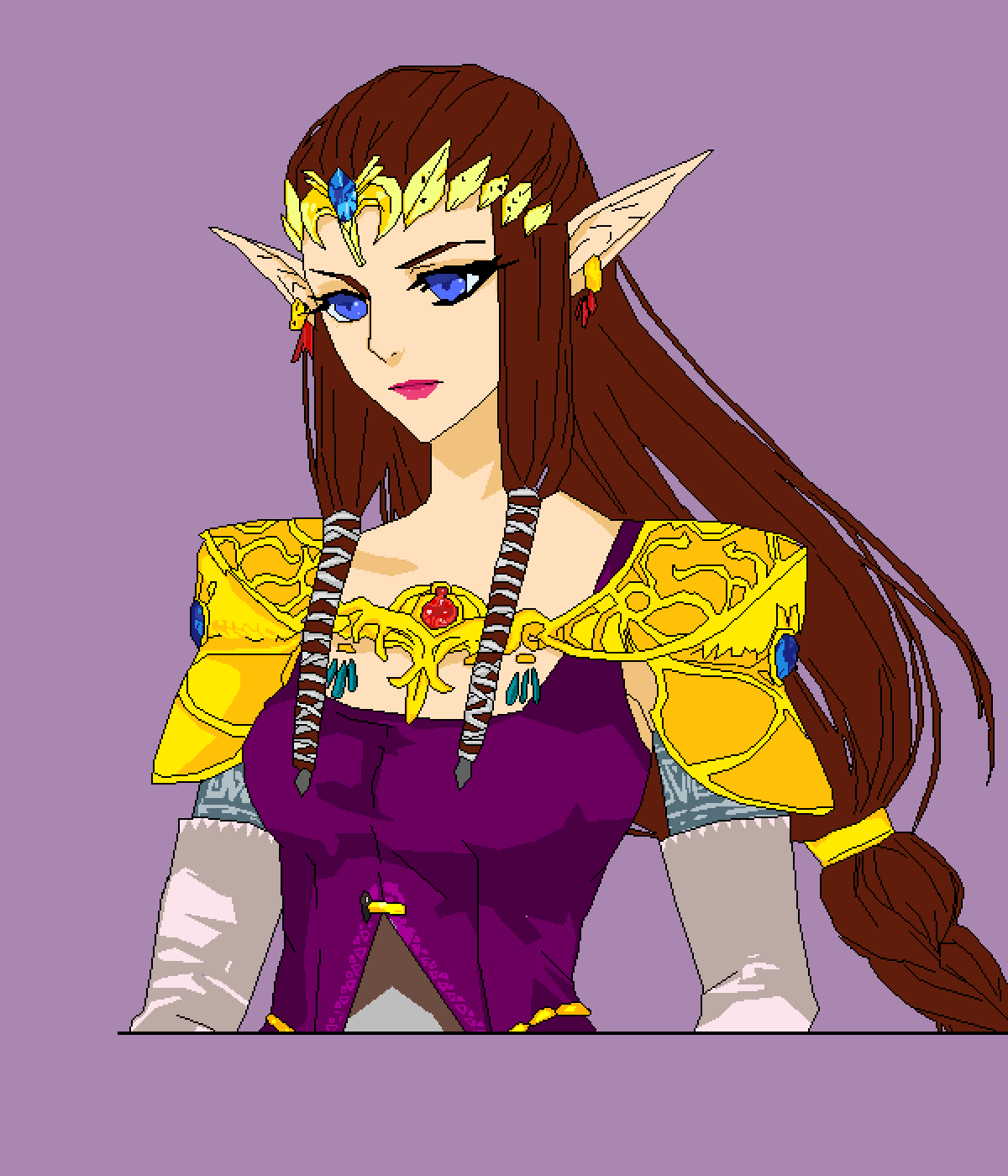 Pixilart Princess Zelda Twilight Princess By Pringlez Pixilart Princess Zelda Twilight Princess By Pringlez