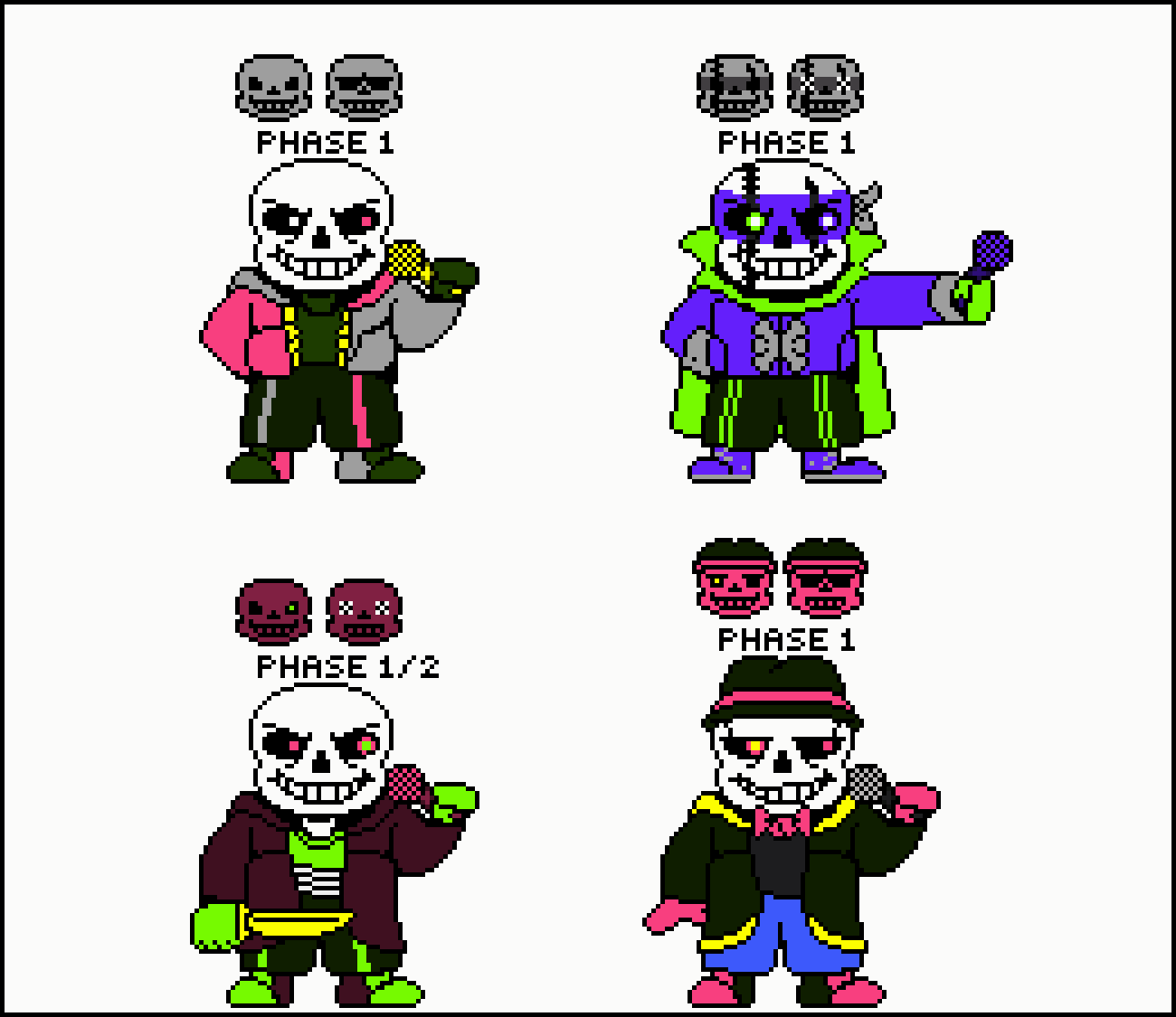 Pixilart FNF Unknowntale Bsides by BurningCherry10