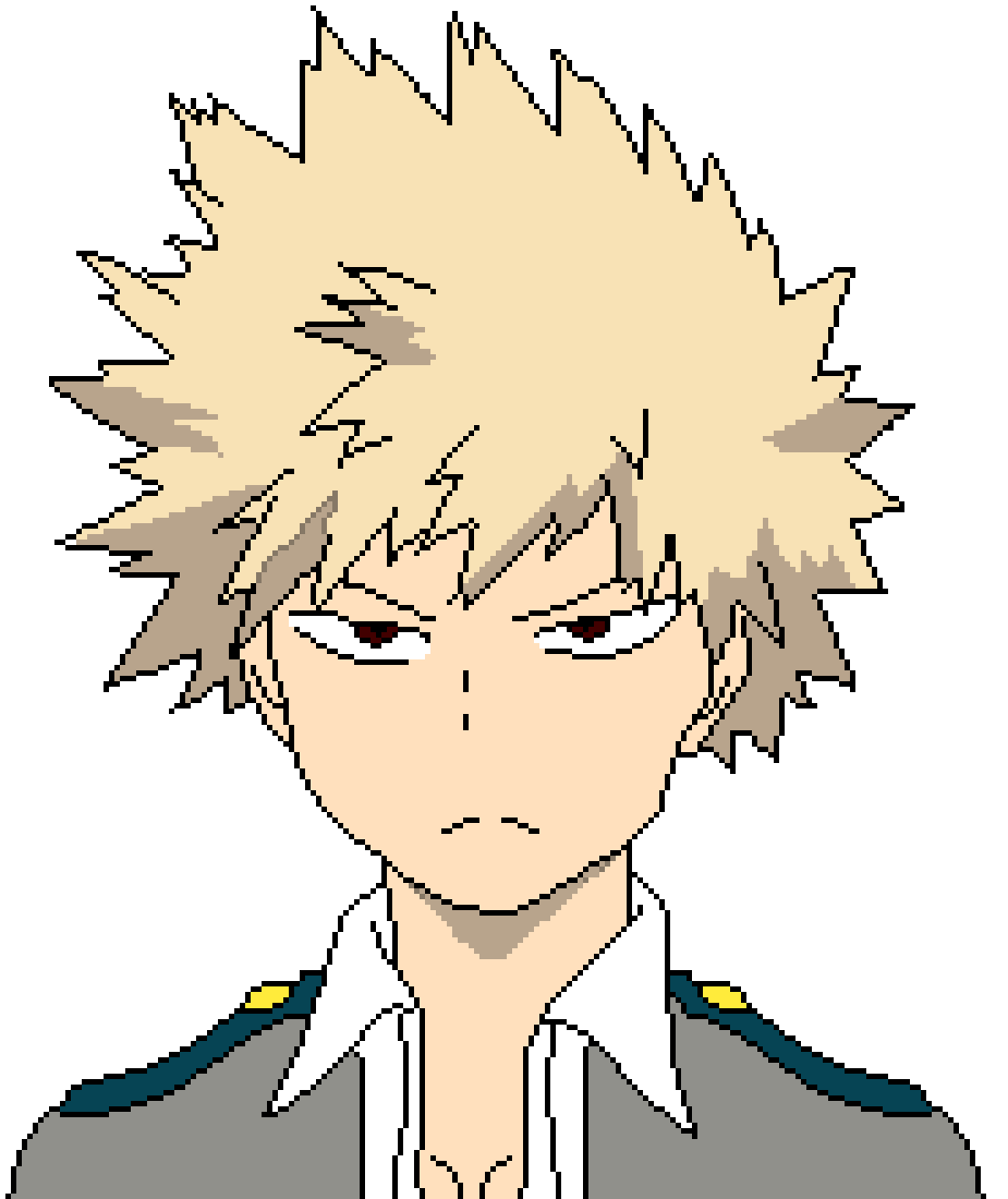 Pixilart - Katsuki Bakugou COLORS by TodorokiDabi15