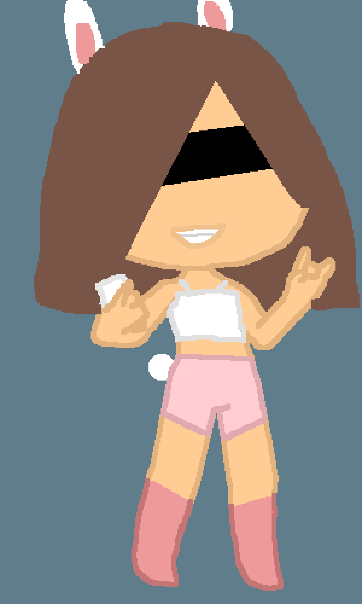 Editing bunny girl - Free online pixel art drawing tool - Pixilart
