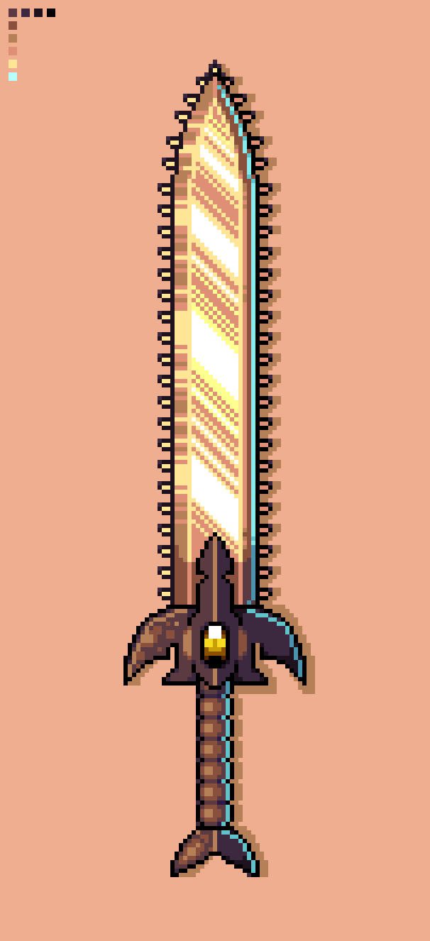 Pixilart - Shark Tooth Sword by neertrustabear