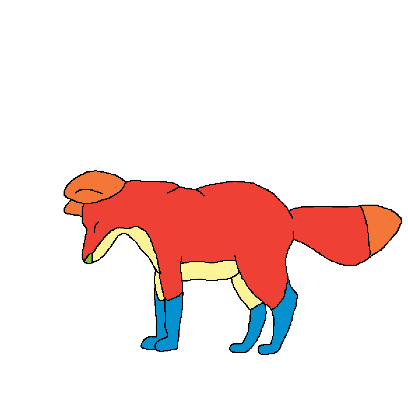 Pixilart - Fox Jumping GIF by UniOcean