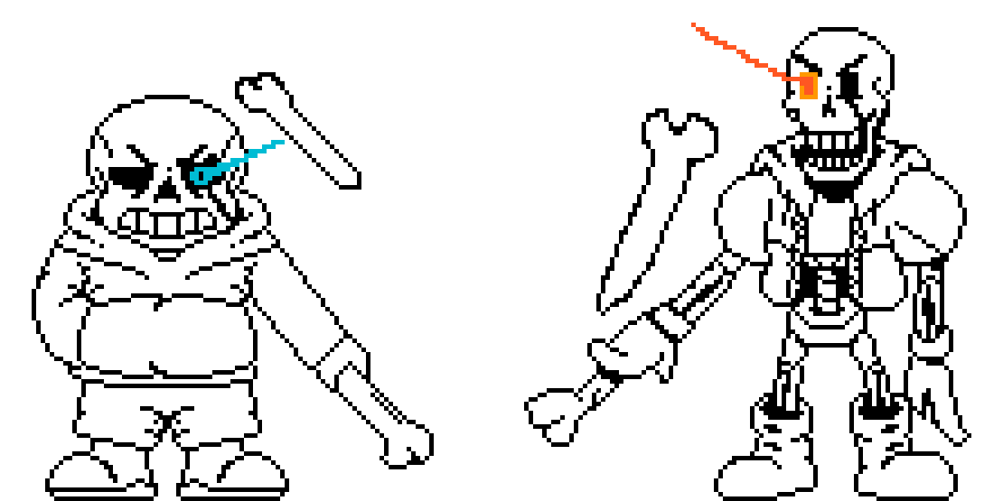 Pixilart Disbelief Duo Hard Mode by NappyGaster