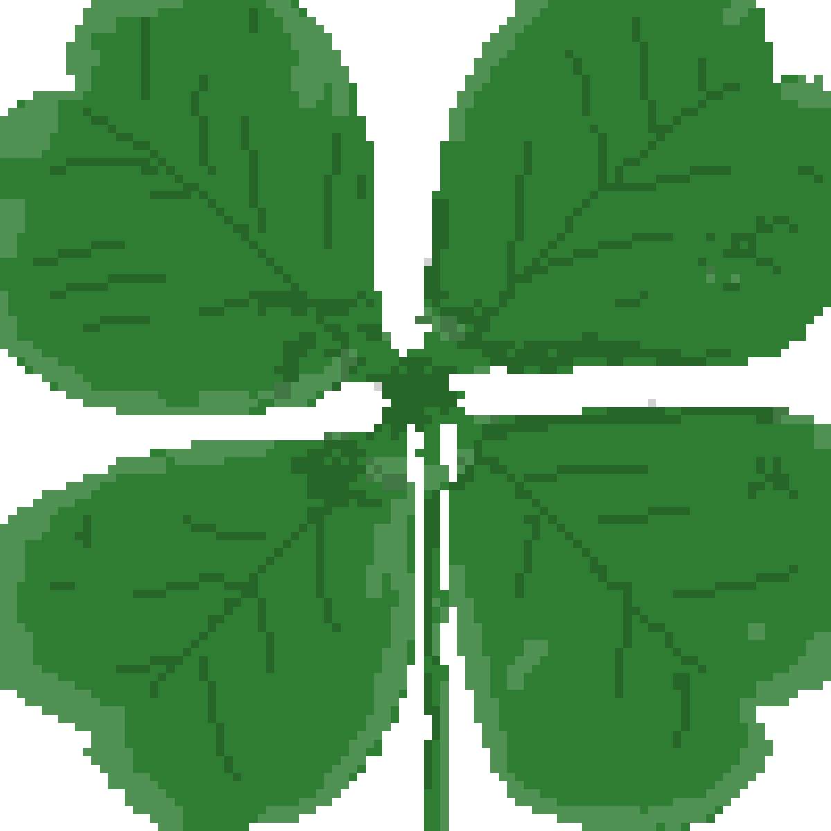 Pixilart Four leaf clover by NNOPE