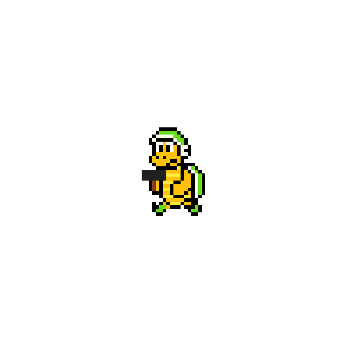 Pixilart hammer bro gif by nicmaster