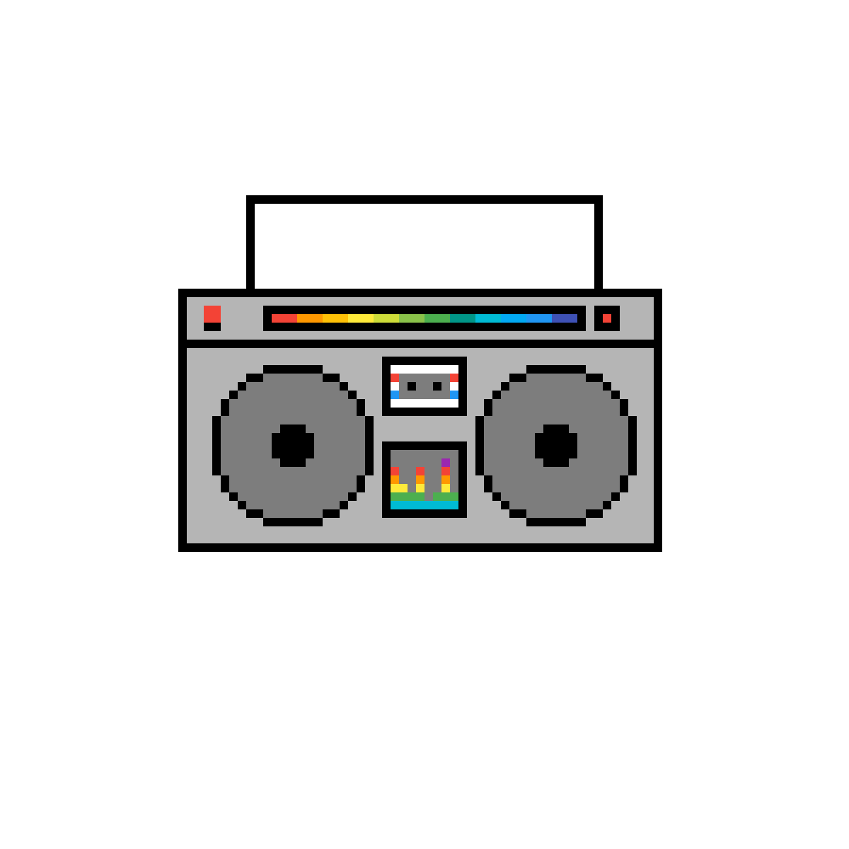 Pixilart Boom box by ZWatcher