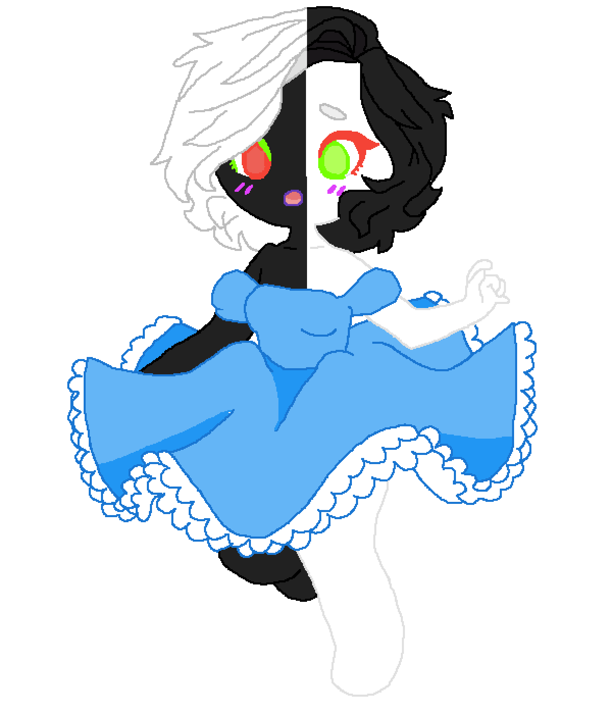 Pixilart - female Ranboo by illusionmask