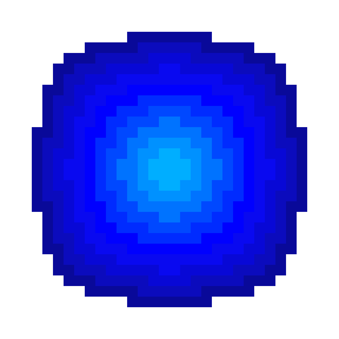 Pixilart - blue orb by a-pixel-noob