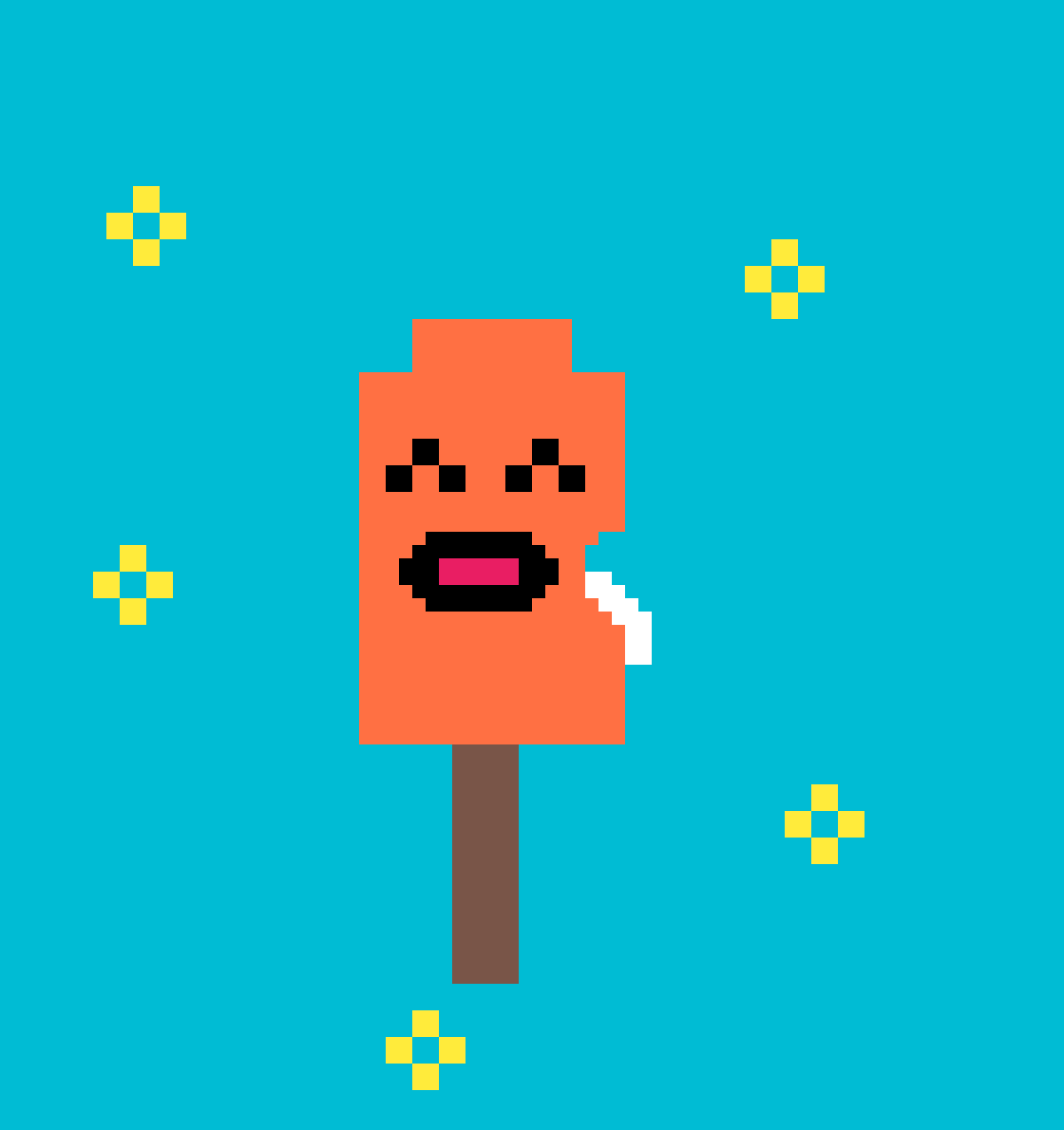 Pixilart - Orange Creamsicle by HollowMoth