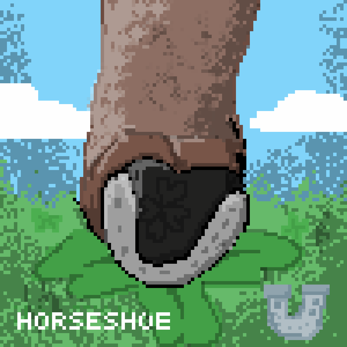 Pixilart horseshoe by LuckyDog