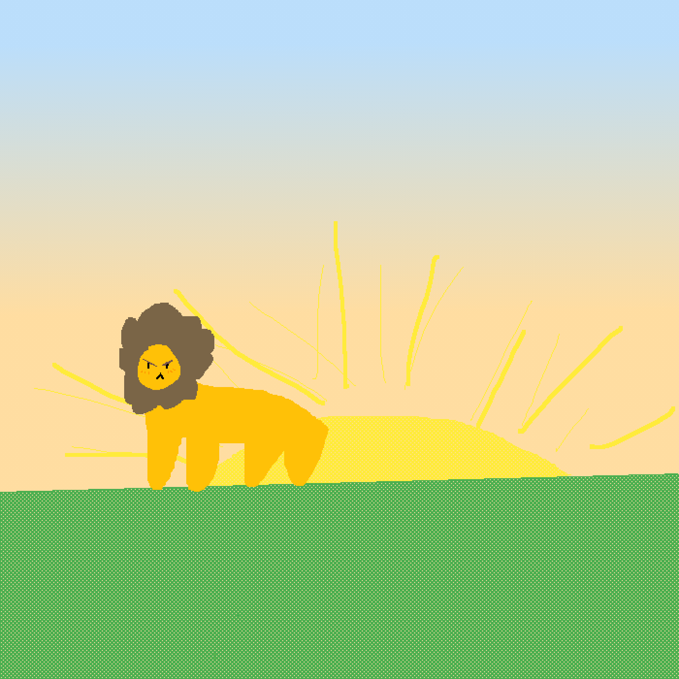 Pixilart r a w r by meanbean2