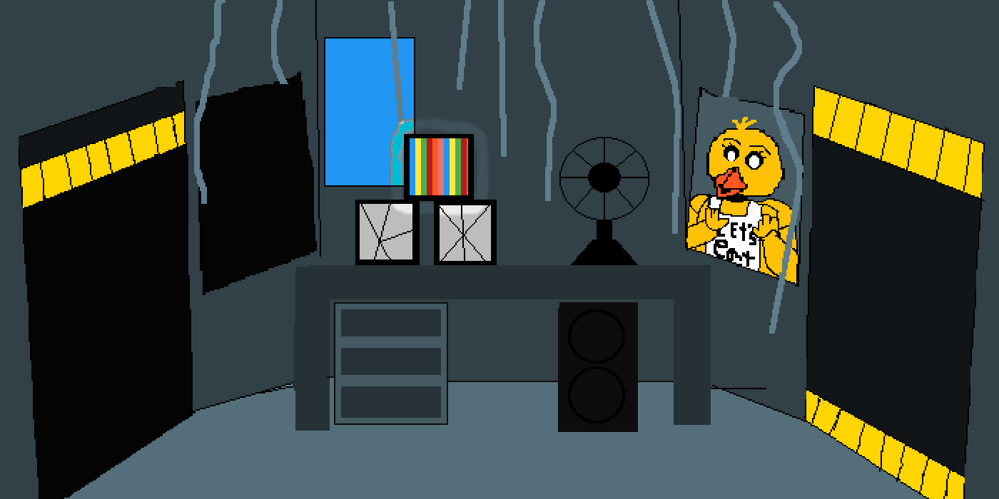 Pixilart - Fnaf 1 office by higuyshowareyou