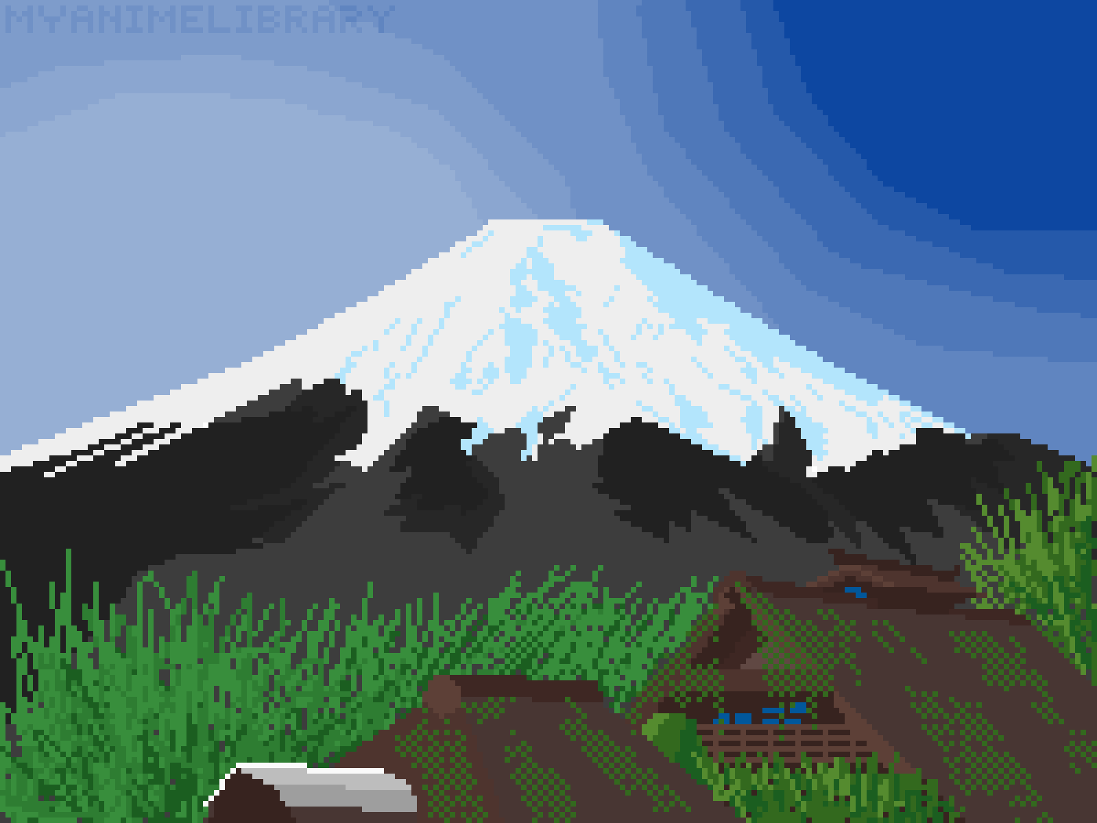 Pixilart - Mount Fuji by DB0Wxajf1snUR2s