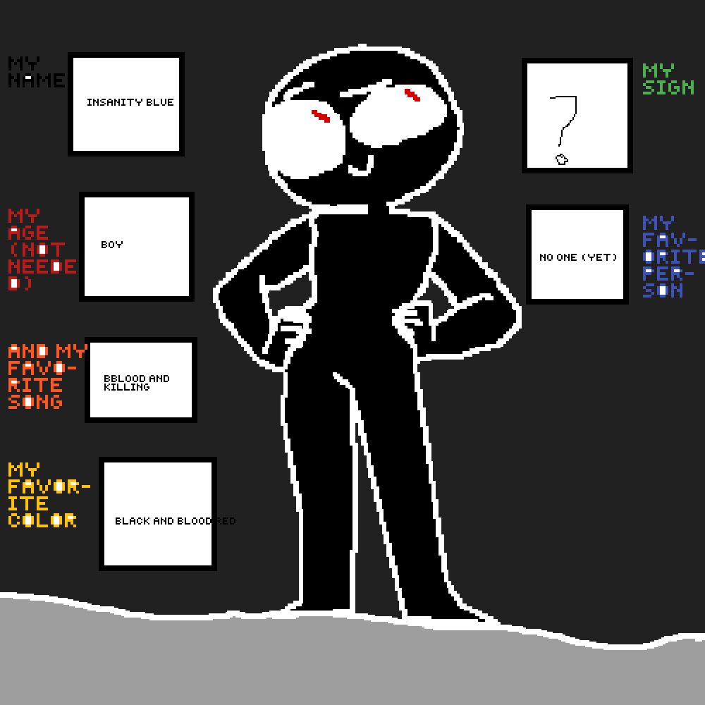 Pixilart About Insanity Blue By Bluefreddy2022