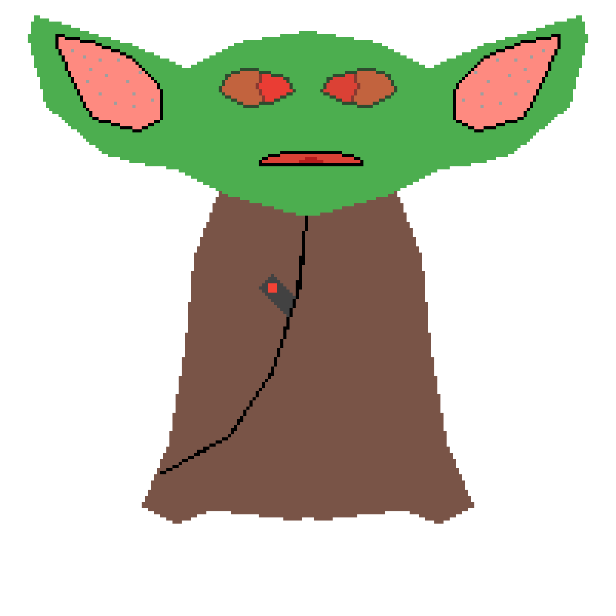 Pixilart - Darth Baby Yoda by Anonymousidiot, image size:1200x1200