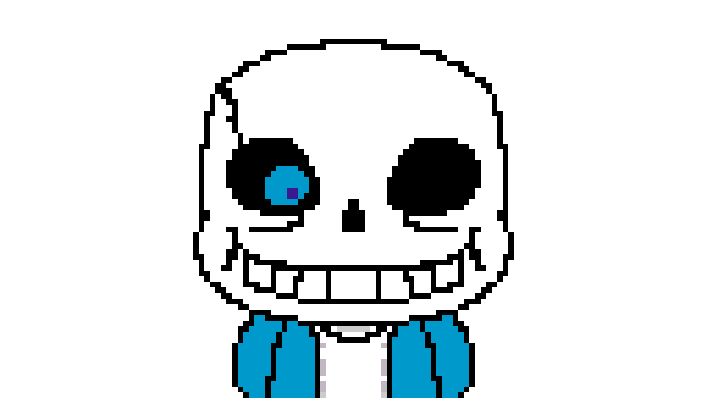 Pixilart - sans by mudkip