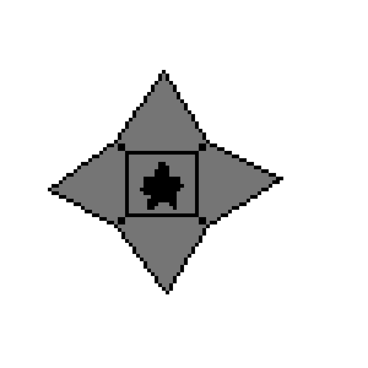 Pixilart Ninja star by Rosetiydiy