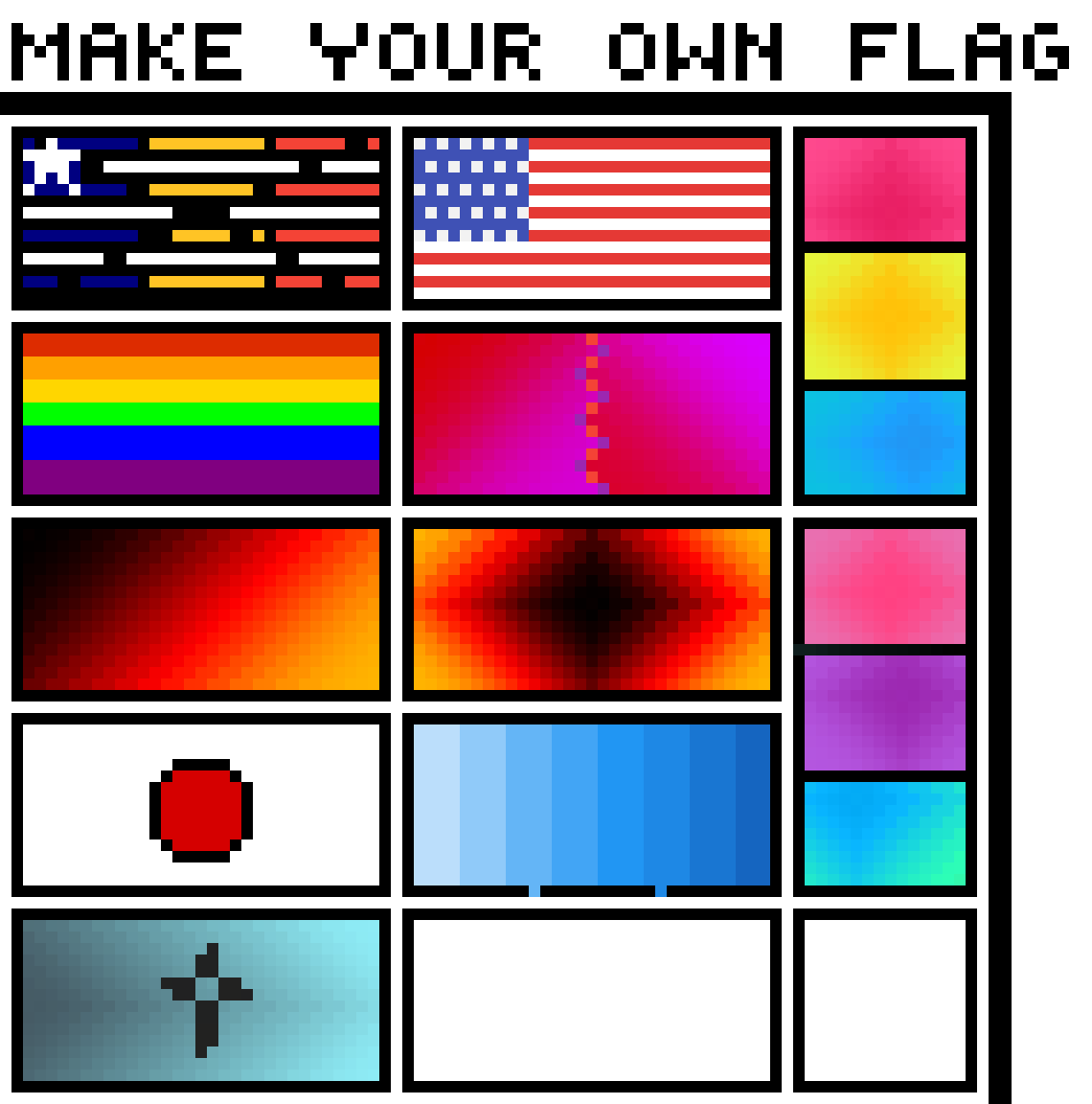 Craft Your Own Flag Design Pixilart Make Your Own Flag By