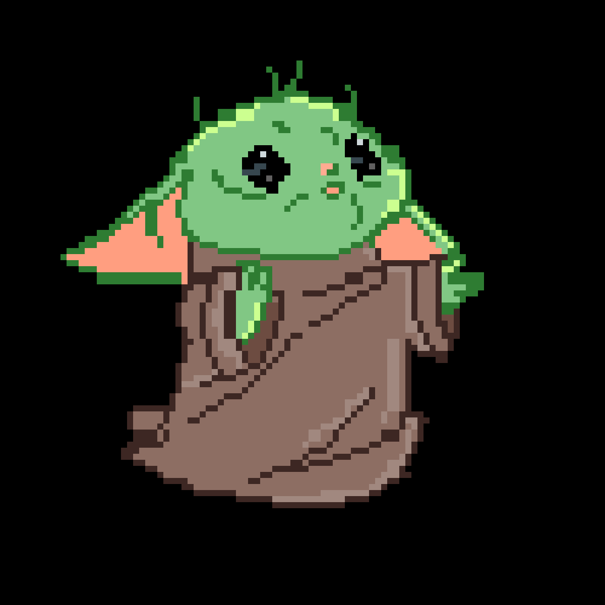 Pixilart baby yoda by Yournextmom