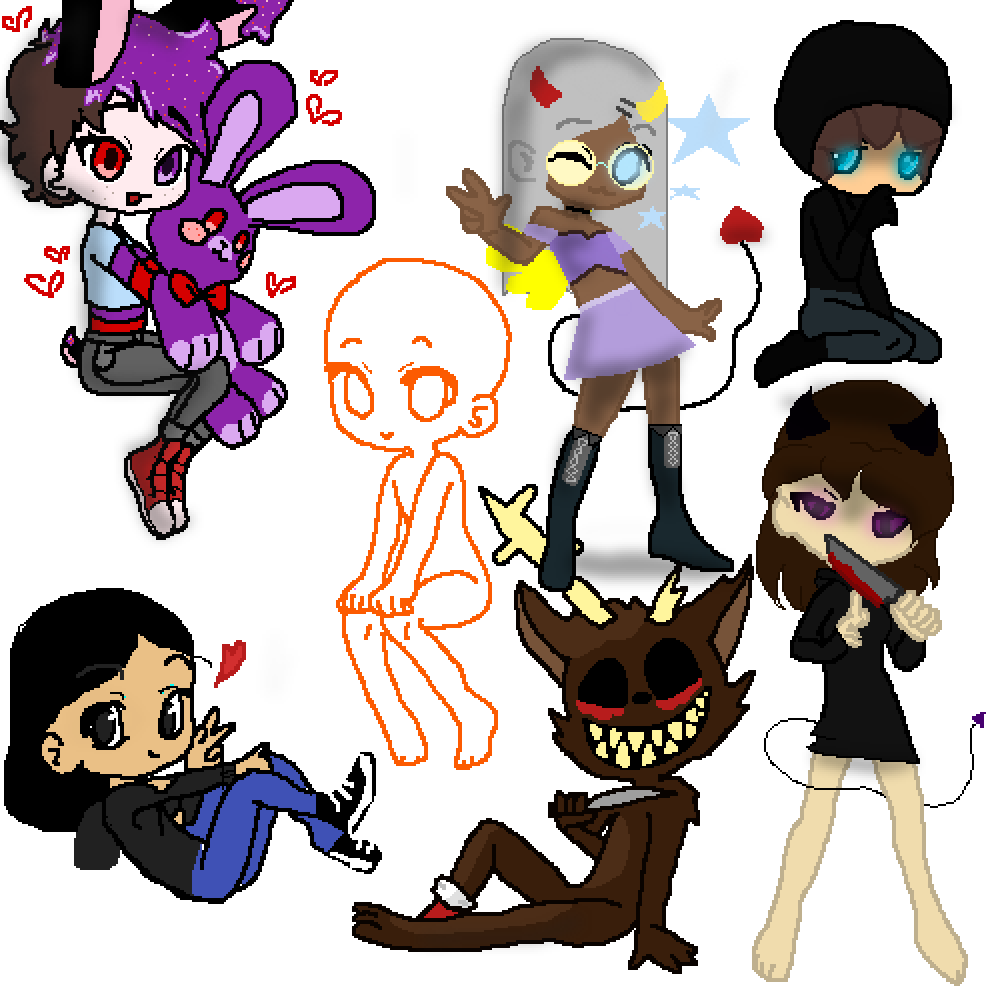 Pixilart - pose collab part 3 by Toji-Lover