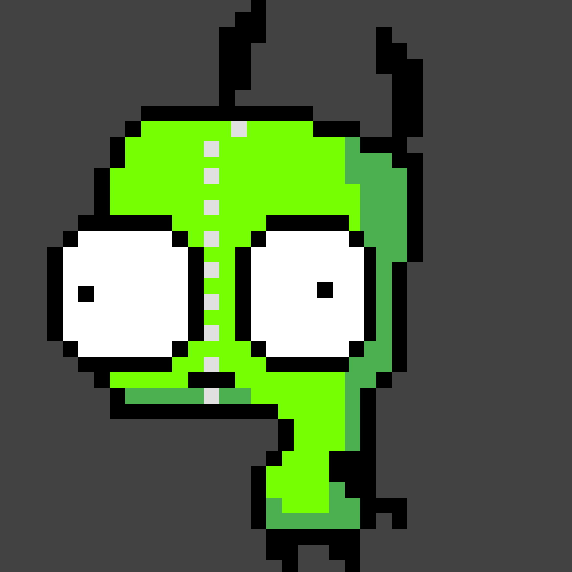 Gir invader zim pixel art
