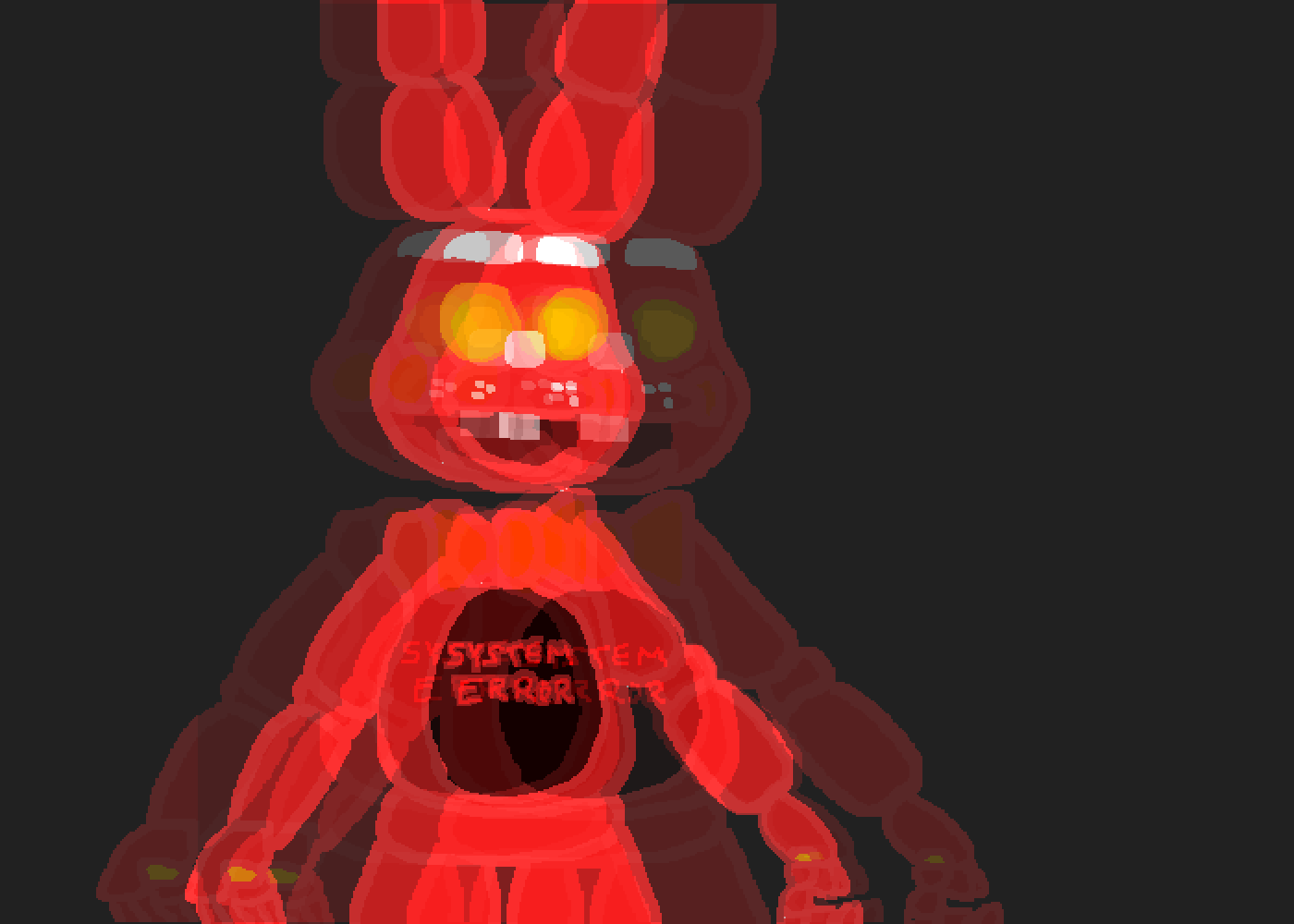 Pixilart System Error Toy Bonnie by AmongUsPro