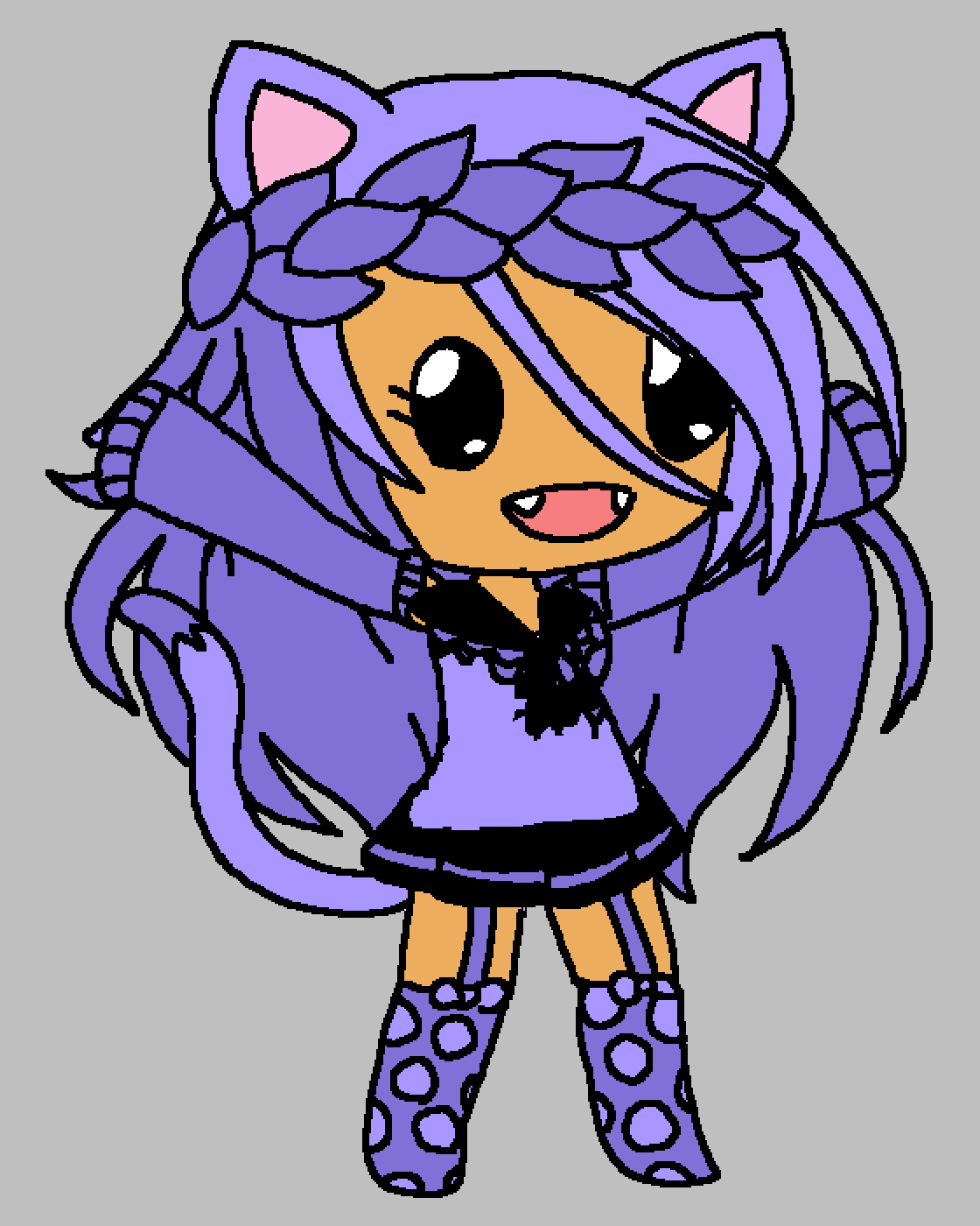 Editing Gacha Collab Again Free Online Pixel Art Drawing Tool Pixilart