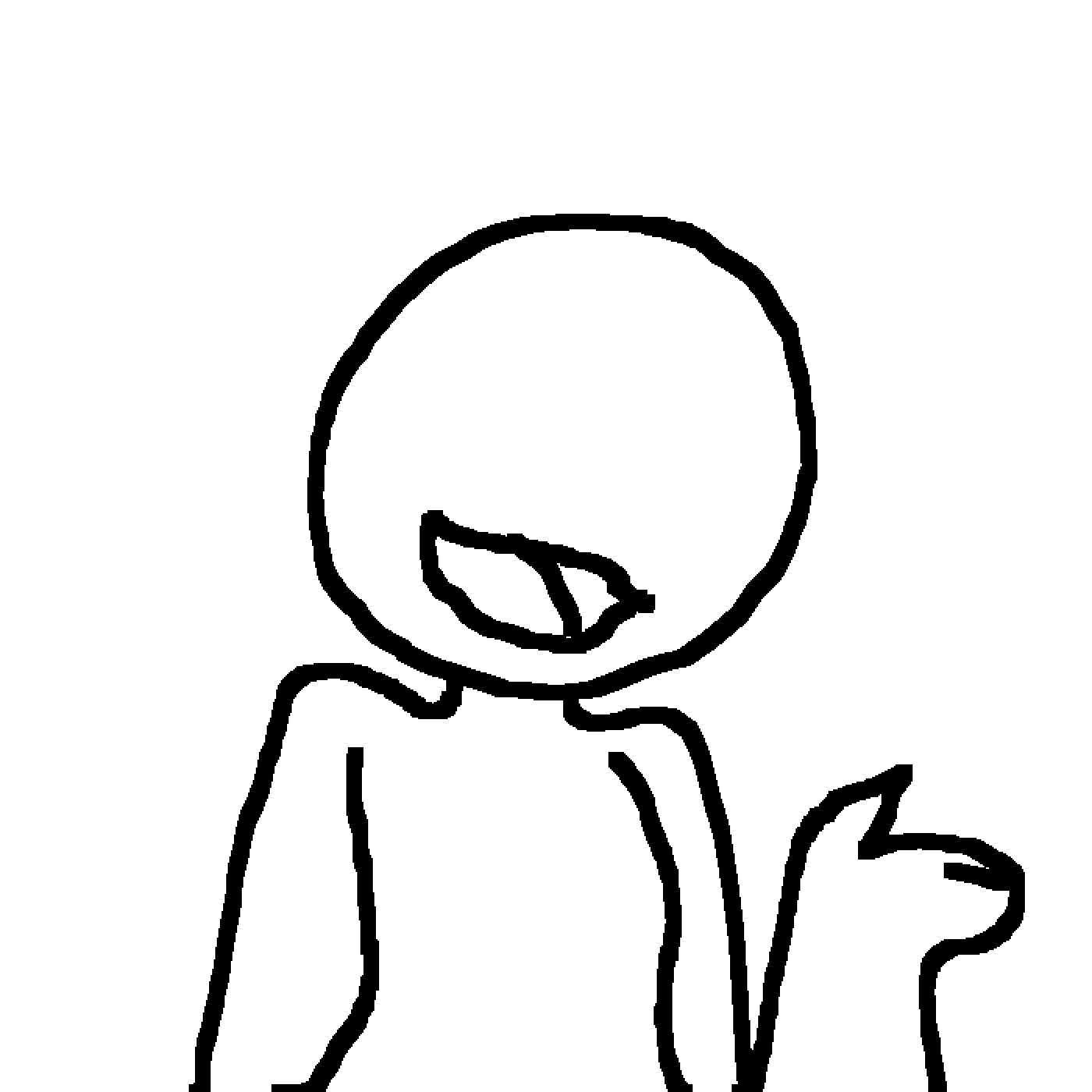 Pixilart - One Character per Frame by S-M-M