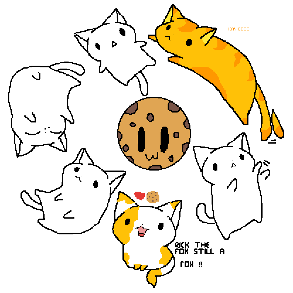 Kitty Cookies by kaygeee