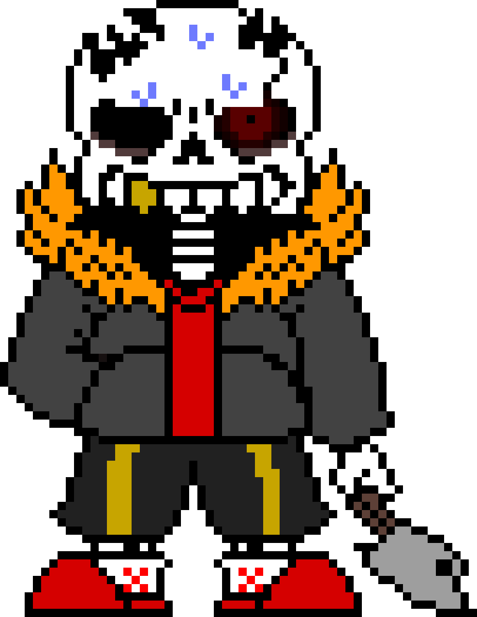 Pixilart - Horror Sans by Milky0410