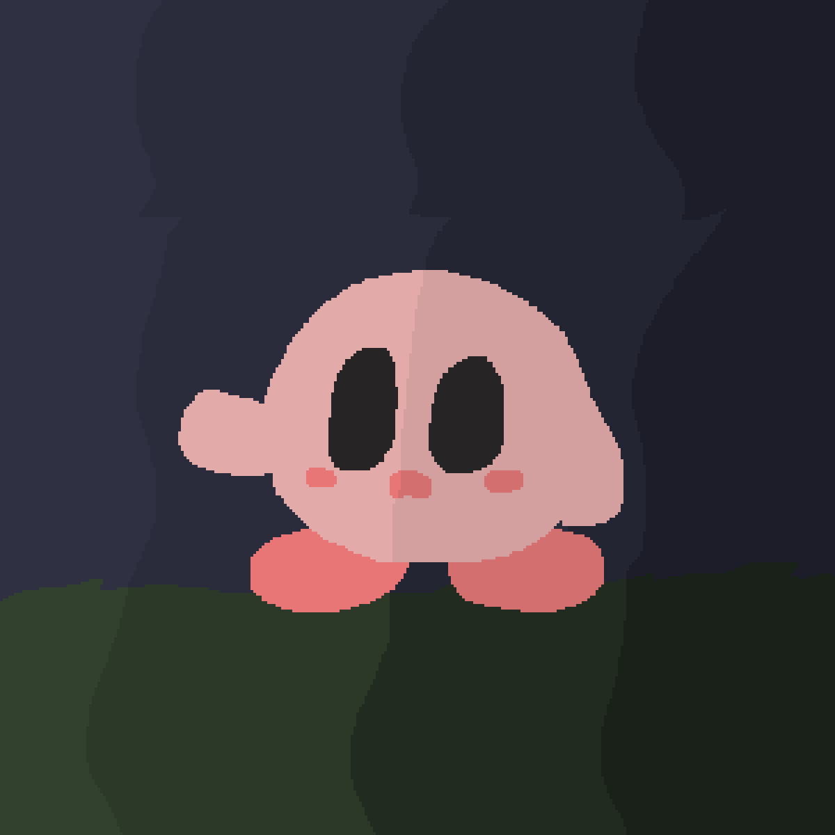 Pixilart 4 Shades Kirby by Kirbyy
