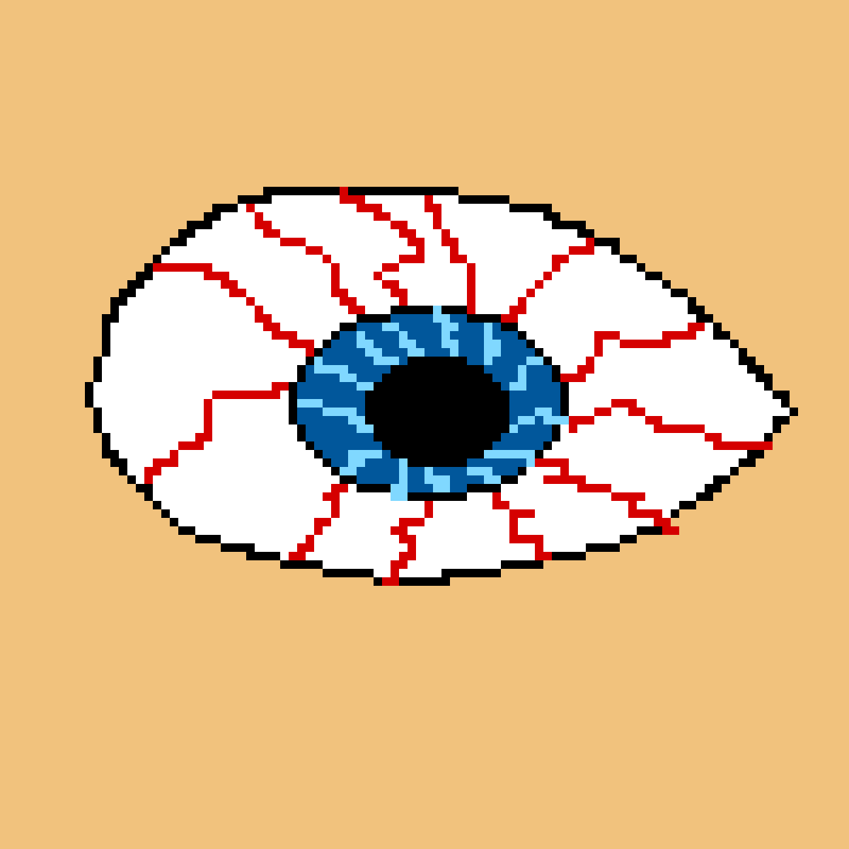 Pixilart Blinking bloodshot eye by Dragonslayer36