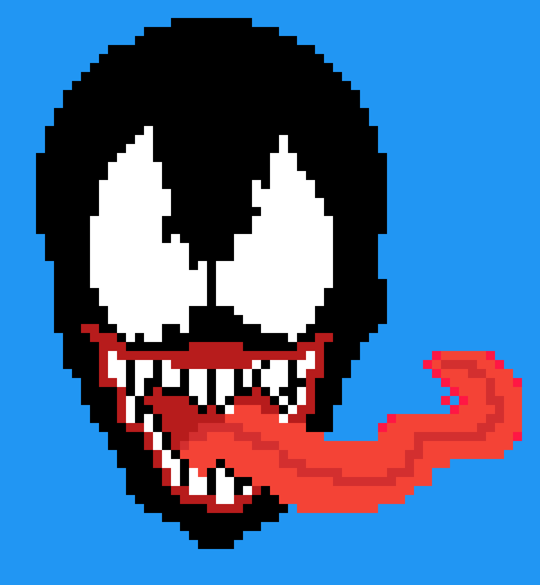 Pixilart - Venom (Spider-Man) by JbezoarJr