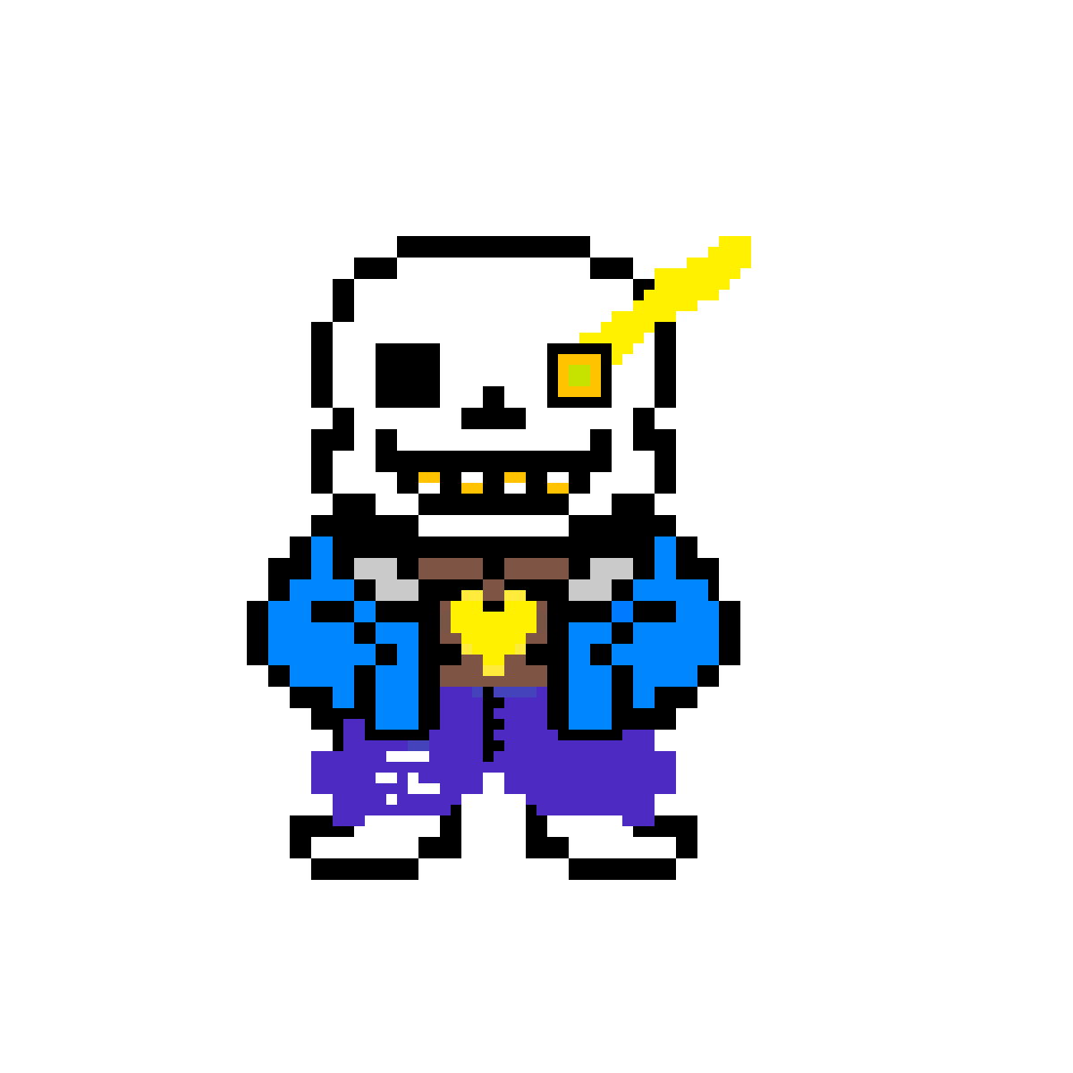 Pixilart - A drawing of sans by 65keL