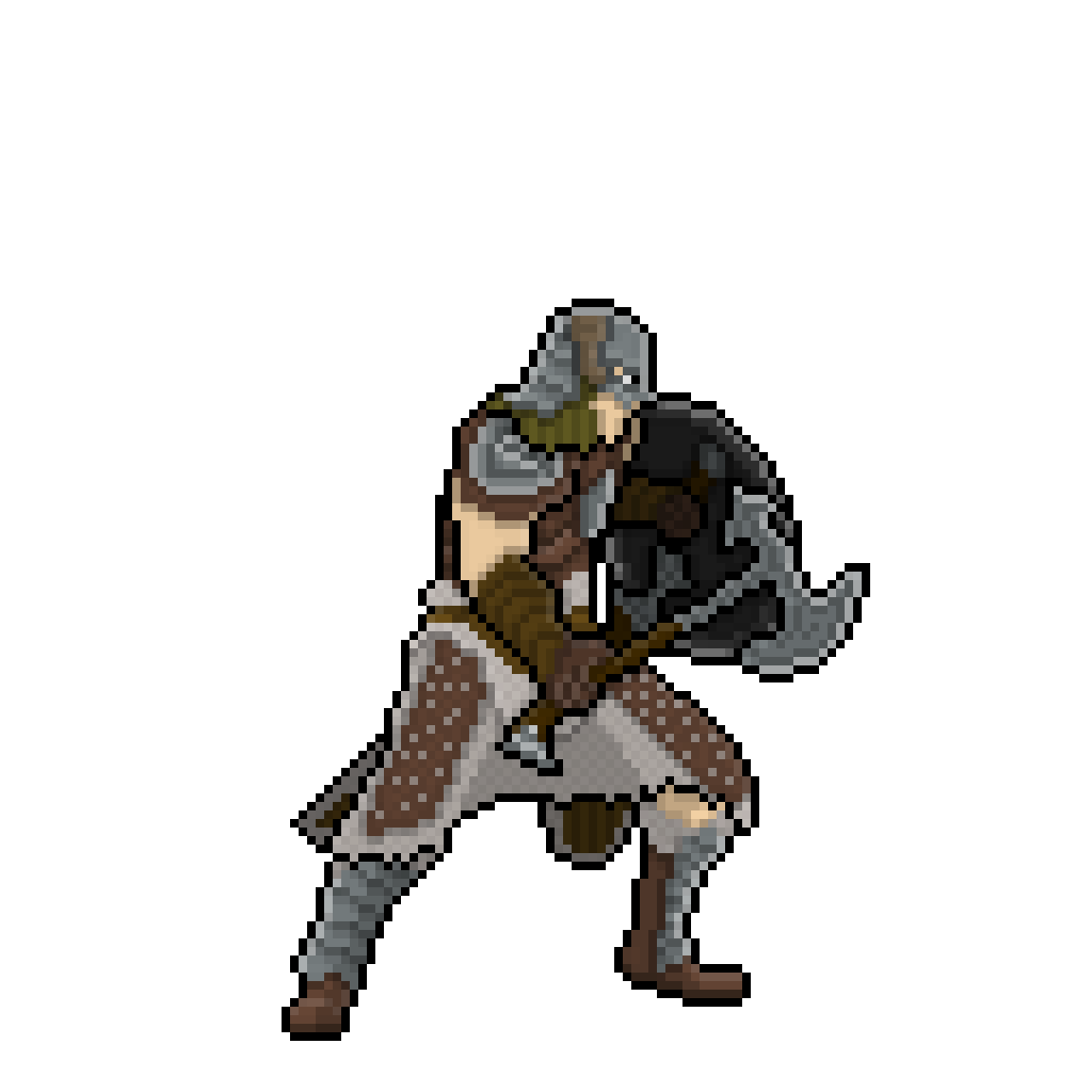 Pixilart - Dragonborn Pixel Art by Kidkinobi