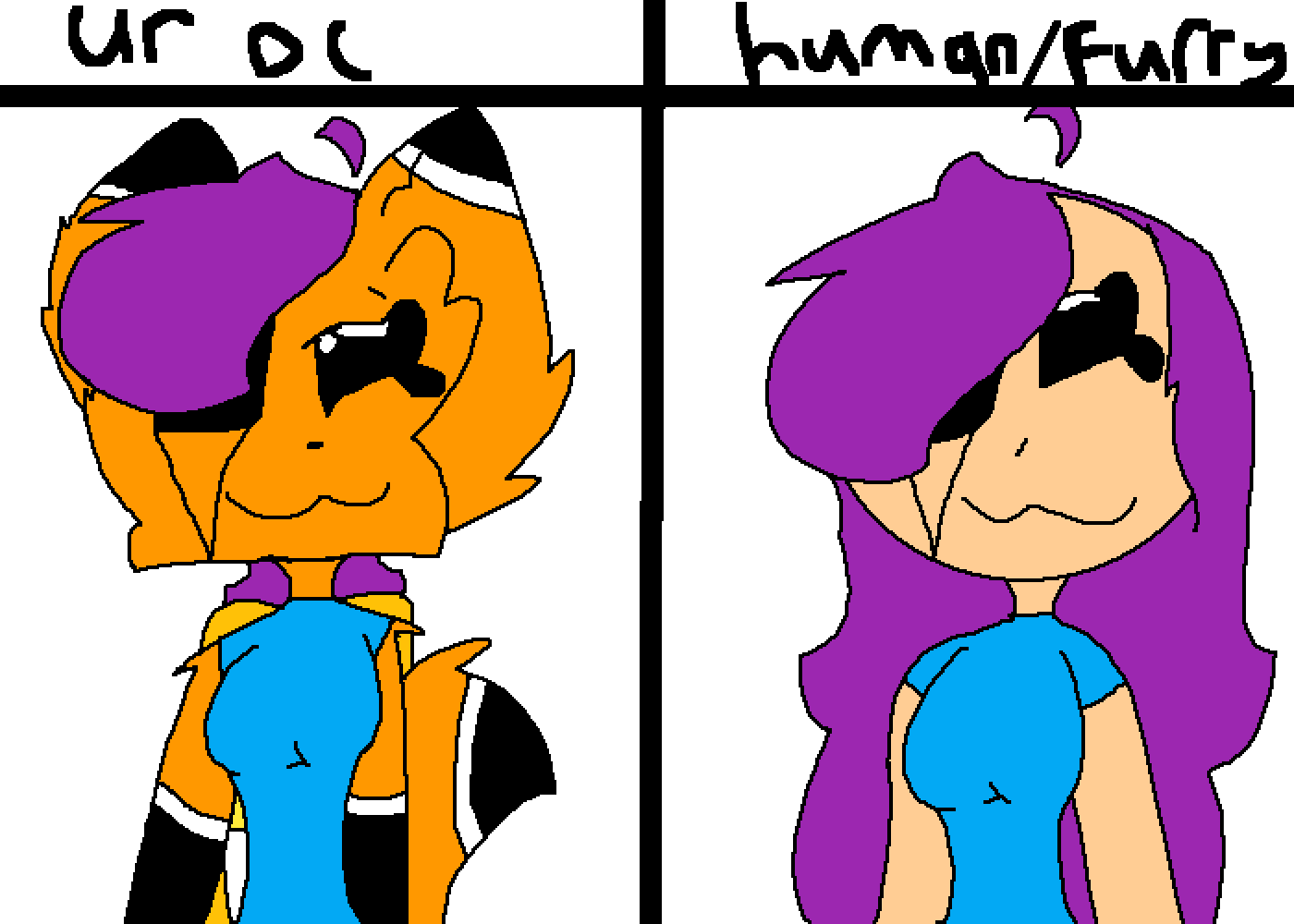 Pixilart - human or furry by A-fox-named-nix