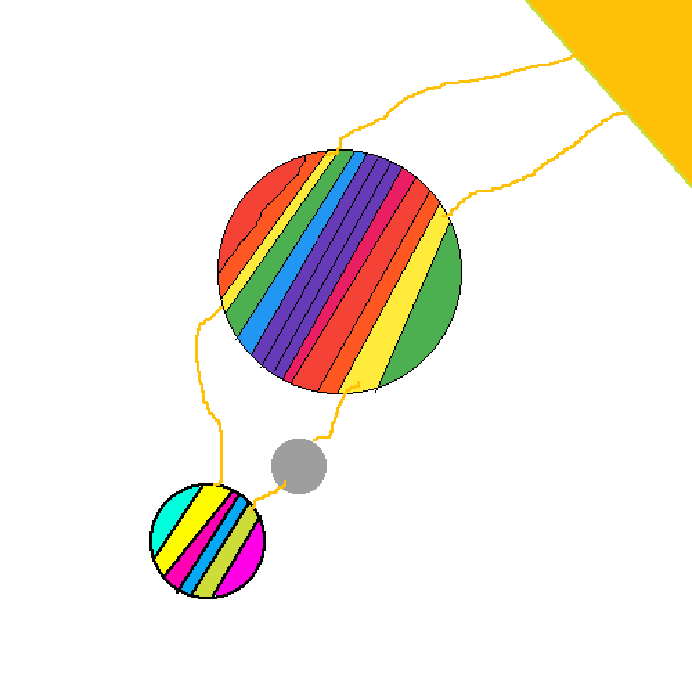 Pixilart the rainbow system by ebot1211