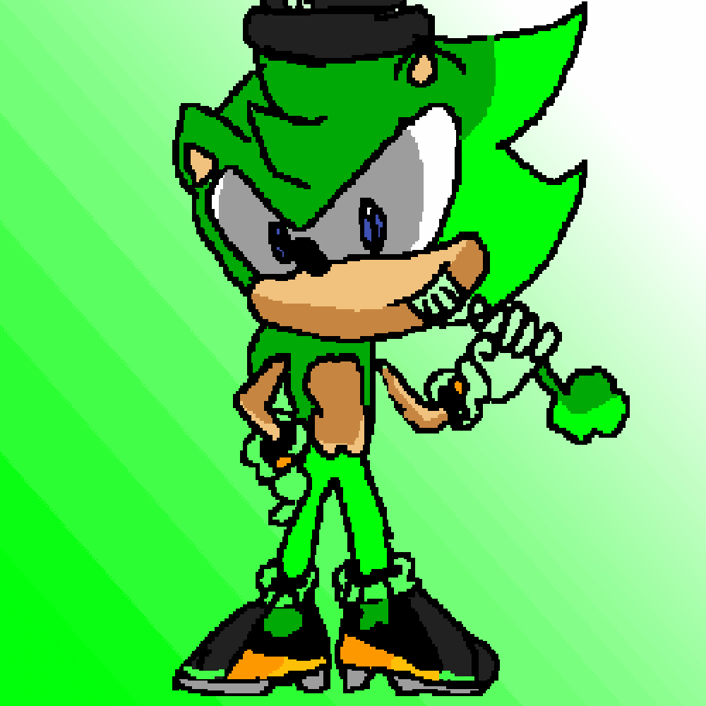 Pixilart - irish the hedgehog by Sonic-Gamer