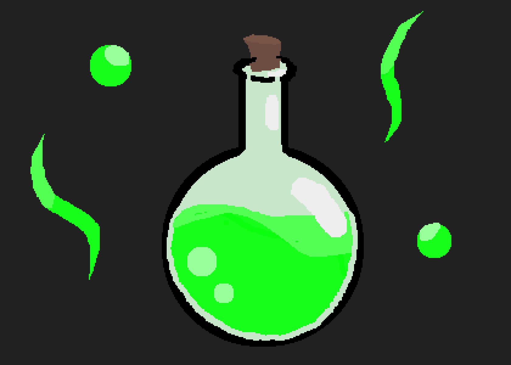 Art & Collectibles Green potion gif Drawing & Illustration Digital etna